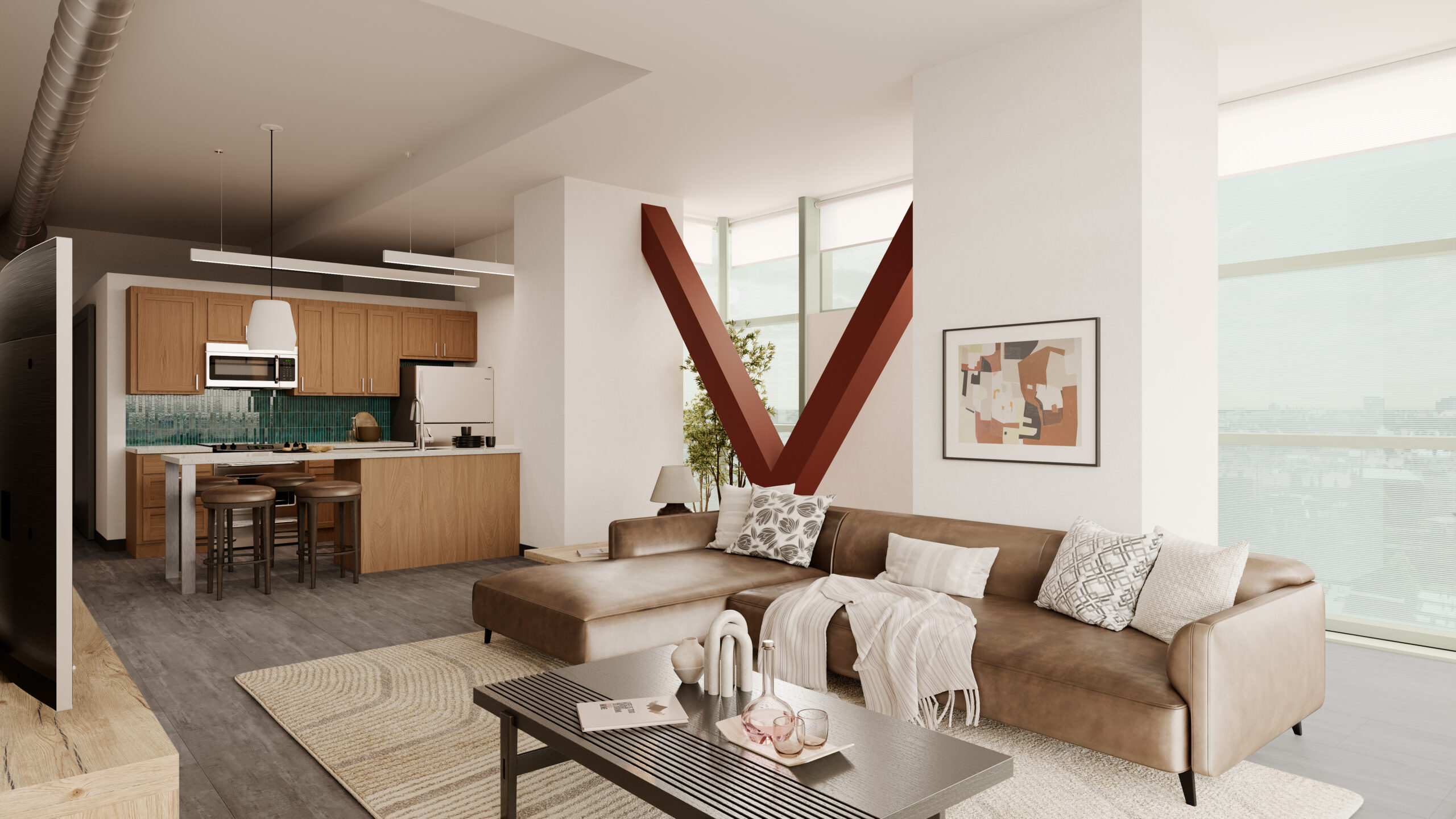 LivingKitchen_Apt C3a_239B_Final